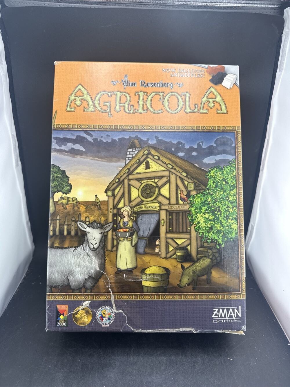 Z-Man Games Agricola Board Game Strategic Uwe Rosenberg